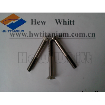 high strength nitriding Gr5 titanium flat bolt M8